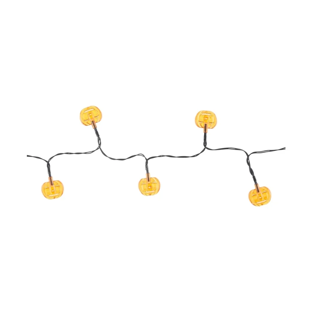 Pumpkin String Light Set 8pks